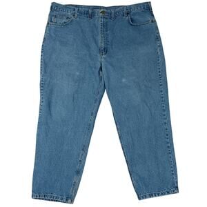 Carhartt Jeans Mens 46X30 Blue Relaxed Fit Straight Leg Workwear Casual‎